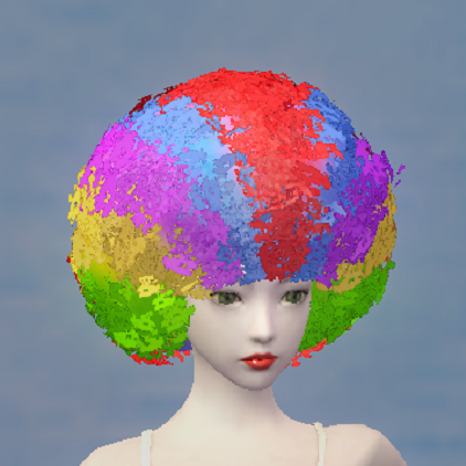 Rainbow Big Wig - 125045612
