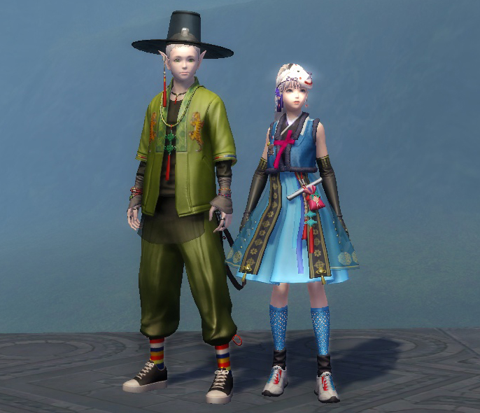 Pop Pop Hanbok Outfit - 110910321