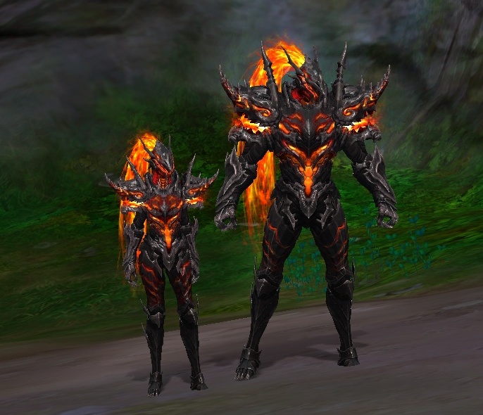 Shining Fire Dragon Knight Costume - 110910692
