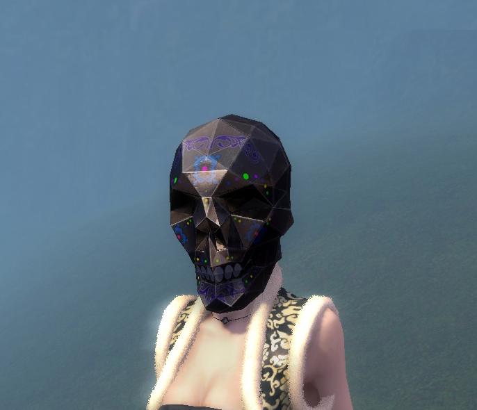 Bedazzled Skull Mask - 125050221