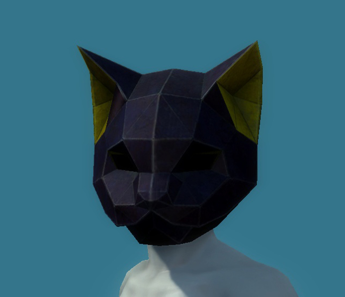Chocolate Cat Mask - 125050265