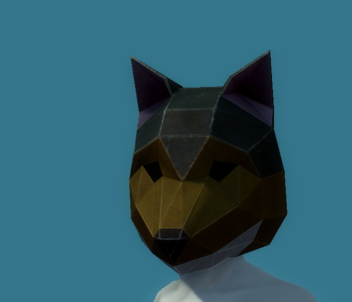 Brown Point Dog Mask - 125050272