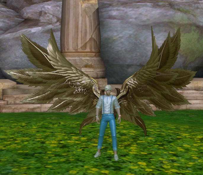 Golden Daeva Wings - 187070048