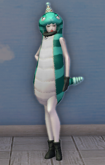 Turquoise Snake Costume - 110900443
