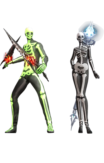 Skeleton Suit Costume - 110900755