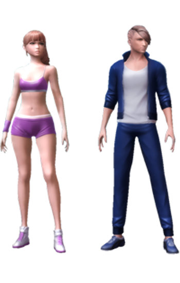 Stylish Training Suit - 110900784