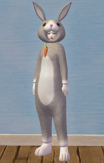 Classy Gray Rabbit Set - 188052523