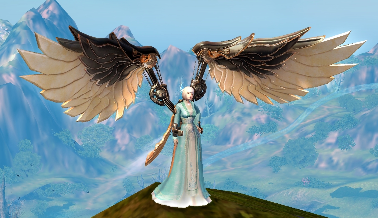 Gilded Steampunk Wings - 187060136