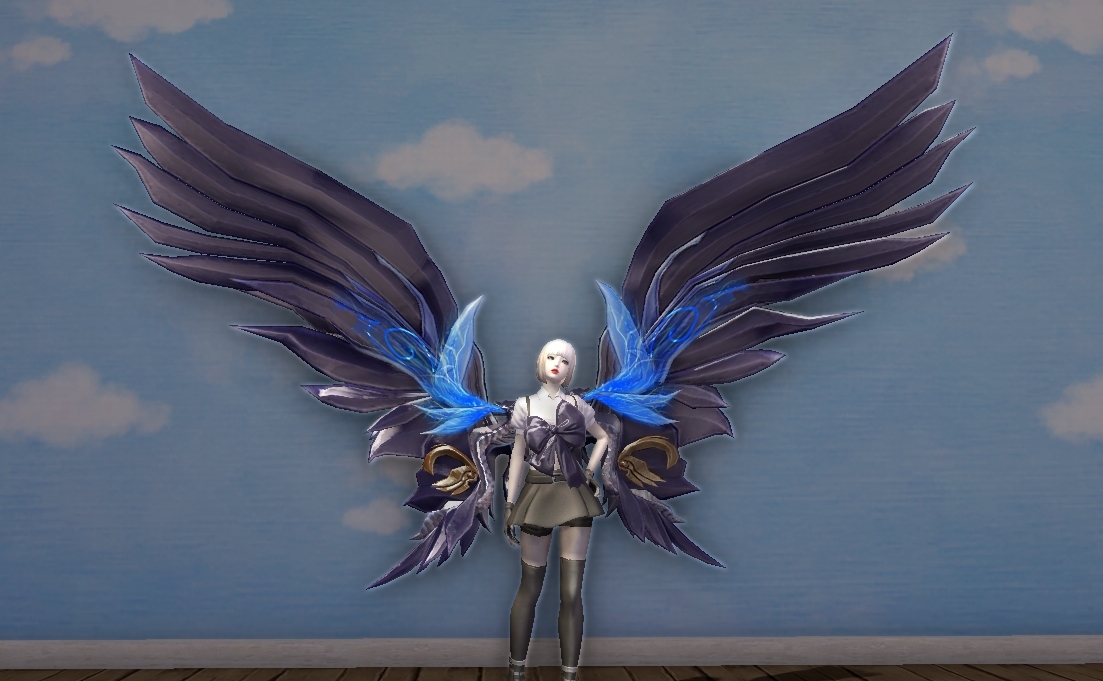 Black Dragon's Breath Wings - 187060203